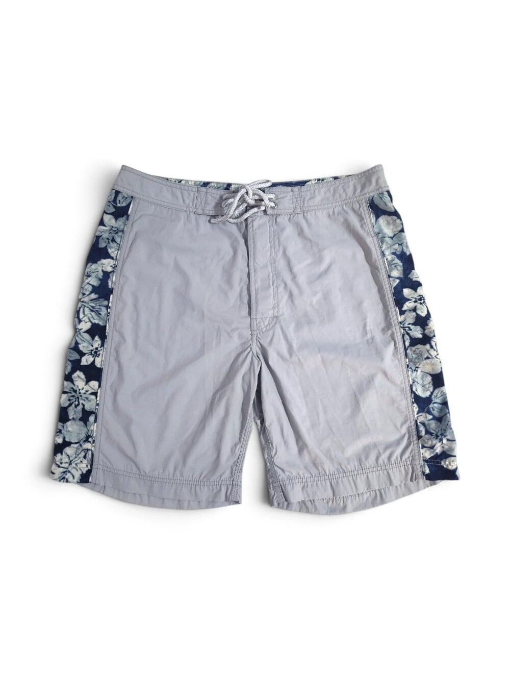Vintage Banana Republic Board Shorts Mens 34 - Grey/Blue - Swim Trunks Summer